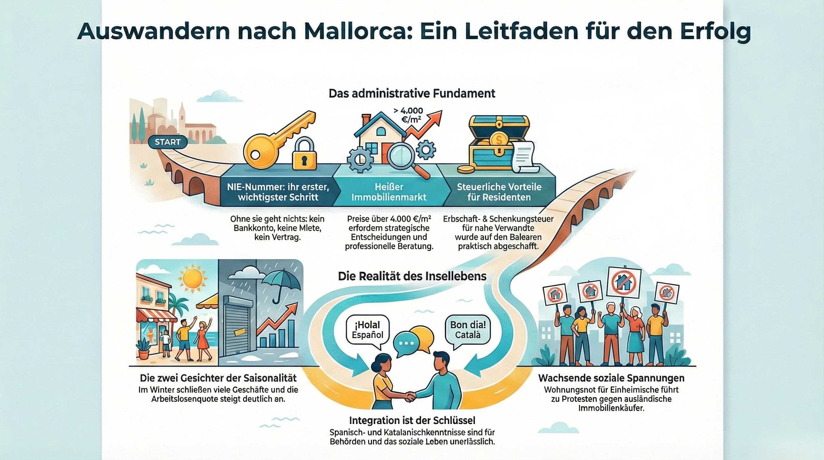 Ihr Weg nach Spanien: NIE-Nummer und Residencia